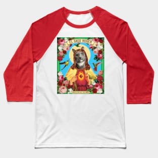 San Roger El Gato - Mexican Saint Cat Baseball T-Shirt